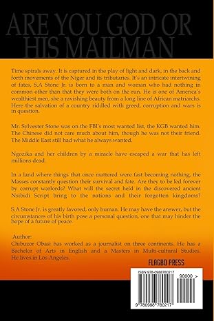 Are You God or His Mailman Paperback – January 21, 2013 by Chibuzor Obasi (Author) - Image 3